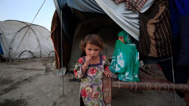 Många barn traumatiserade efter översvämningarna i Pakistan