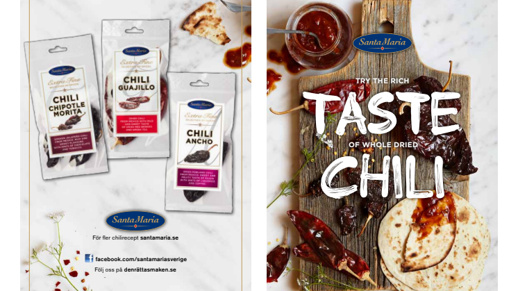 Receptfolder - Santa Maria Chili "Extra Fine Selection"