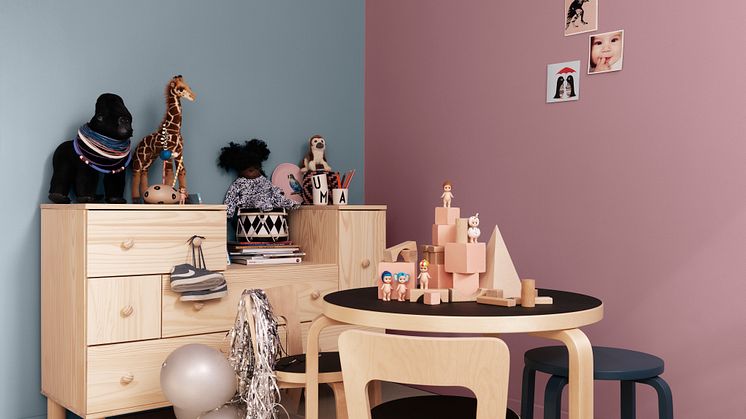Alcro Studio Blå - barnrum 