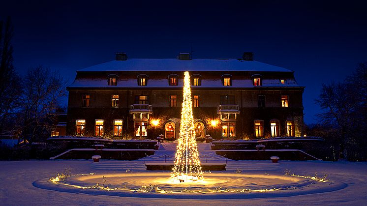 Slottet i juleskrud