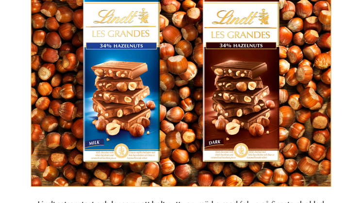 Nötälskare, se hit! Lindt kan stolt presentera ett helt nytt varumärke inom chokladkakor – Lindt Les Grandes! 