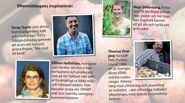 Inbjudan till inspirationsdag om den hållbara måltiden