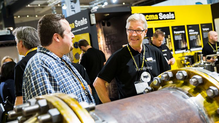 Specma Seals monter på Underhållsmässan
