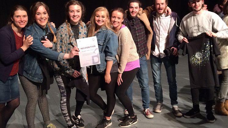 Performing Arts students win European prize