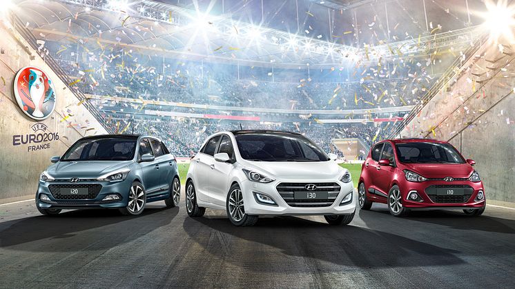 Hyundai laddar inför EM med GO! bilar 