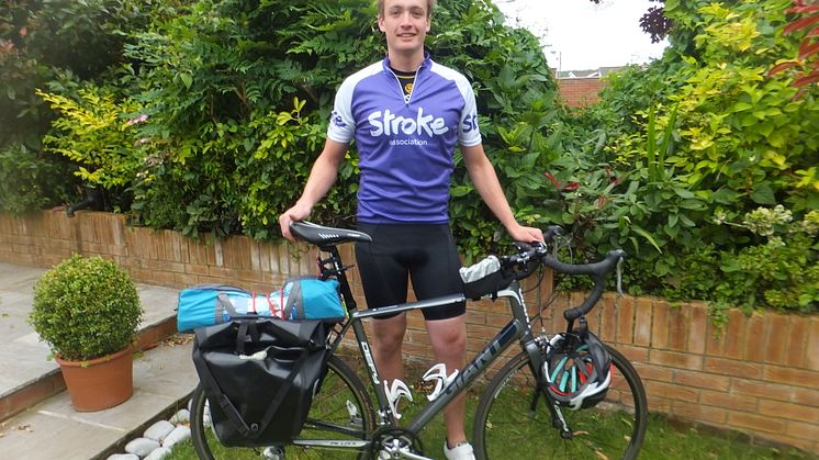 Young Bridgend graduate takes on solo cycling challenge of 1,100 miles for charity.