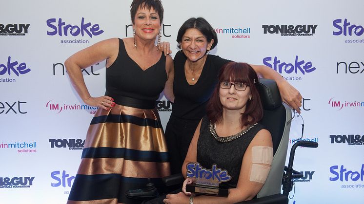 Leicester stroke survivor triumphs over tragedy and wins national award
