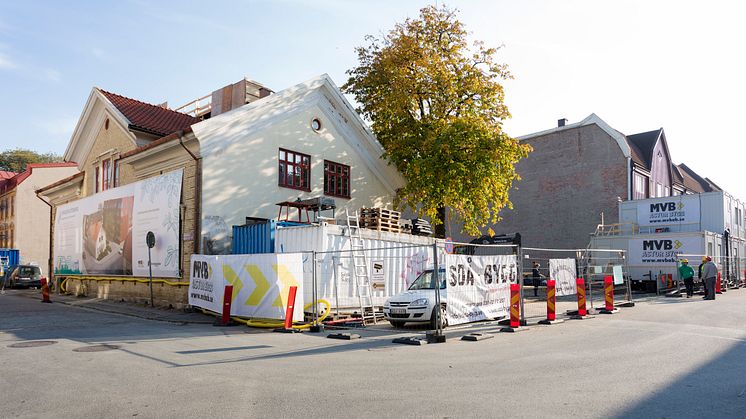 Nybyggnation och förnyelse av Åhmanssonska Villan i Majorna