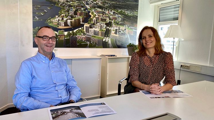 Jon Chr. Simenstad er ny utbyggingsdirektør og Gøril Bergh er ny administrerende direktør fra mandag 1. mars.