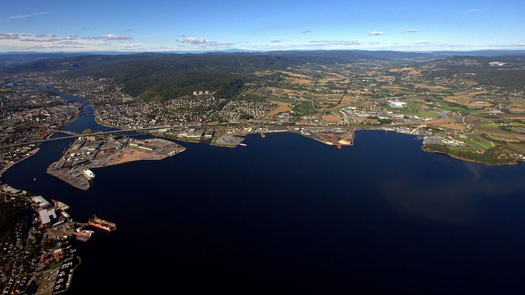 Drammen havn - Foto: Terje Løchen