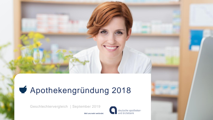 Grafiken: Apothekengründung 2018 im Geschlechtervergleich