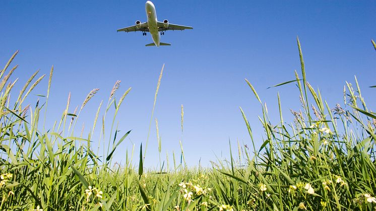 ​Kvot för biobränsle minskar flygets klimatpåverkan