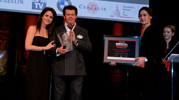  Land Rovers Chefdesigner Gerry McGovern er netop blevet kåret som Designer of the Year ved den 33. udgave af Festival Automobile International i Paris.