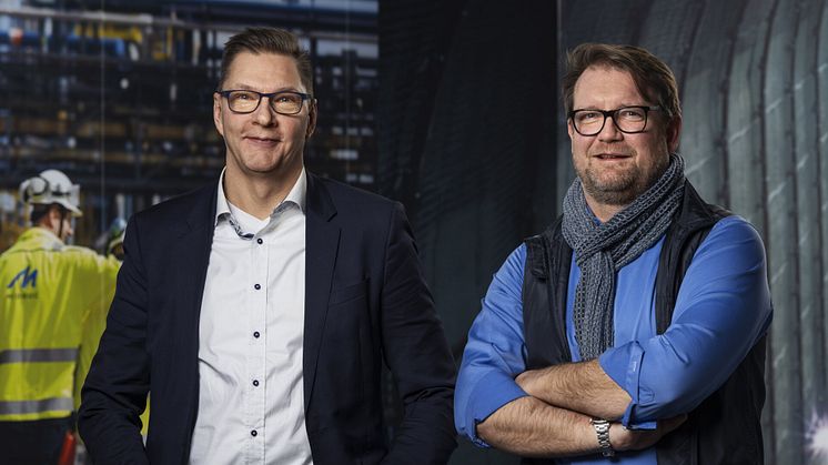 Michael Sundvik, ansvarig för Midroc EPC och Jonas Bergmark, VD på Midroc Automation