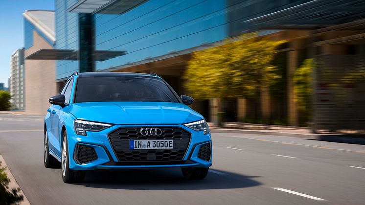 Audi A3 Sportback 40 TFSI e (Turboblå)