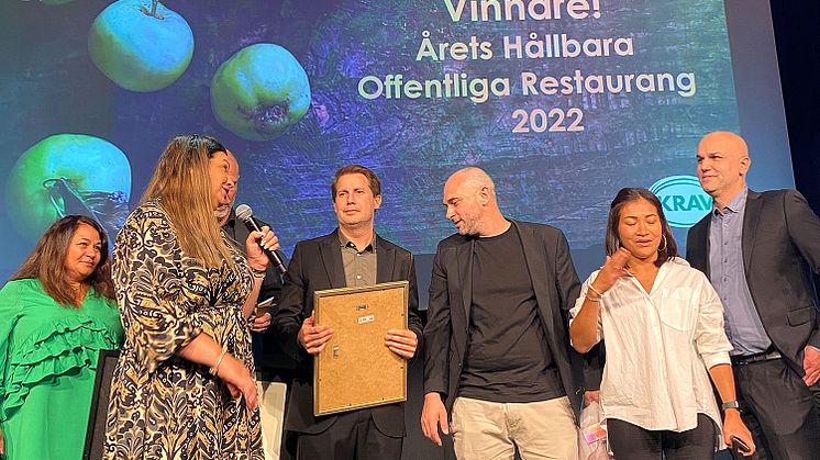 Årets hållbara restaurang 2022 är Rudanskolan i Haninge. 