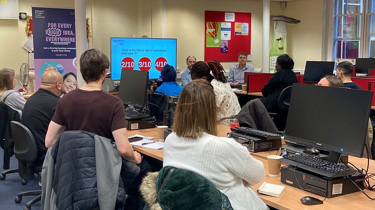 Budding businesses at the first Know Your Market event.