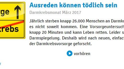 Kostenloser Radiobeitrag