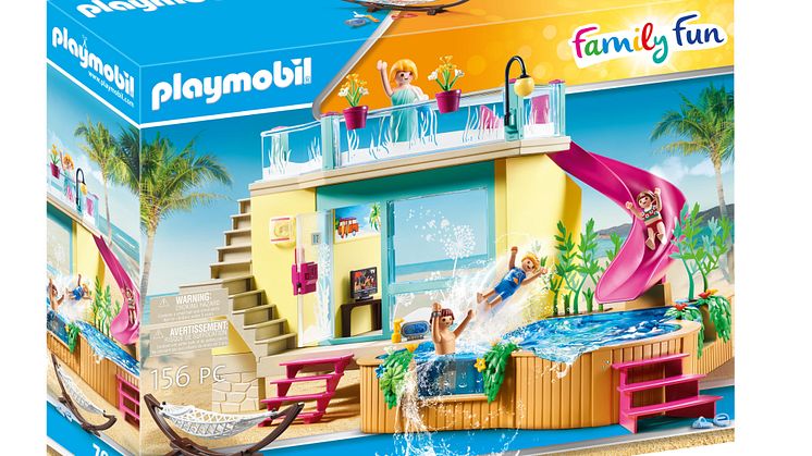Bungalow mit Pool (70435) von PLAYMOBIL