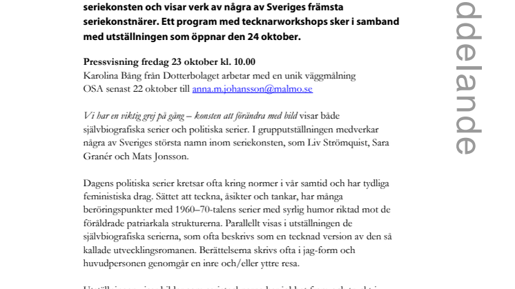 Pressvisning: Malmö Konstmuseum har en viktig grej på gång