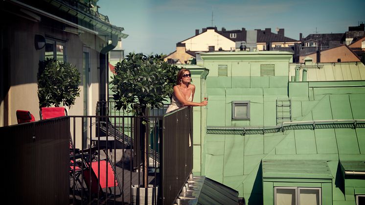 Suite 706 balkong/terass
