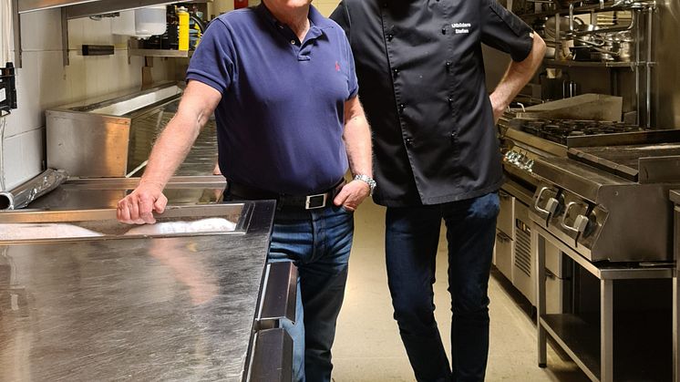 Göran Pettersson, restaurangägare, och Stefan Mårtensson, Astar, ser båda stora fördelar med det nya samarbetet. 