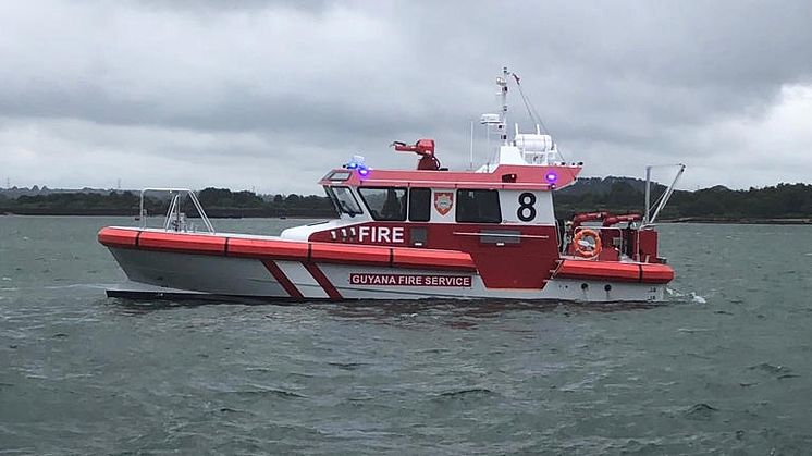 Image - Fischer Panda UK - Fischer Panda UK has joined with aluminium boat builder Aluminium Marine Consultants (AMC) to equip their latest high-performance fire-fighting vessel,  Barracuda, with air conditioning, power and digital switching systems
