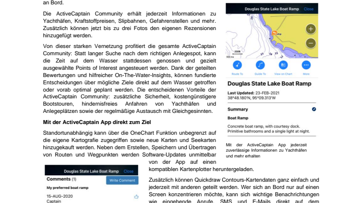 PM Garmin ActiveCaptain Community