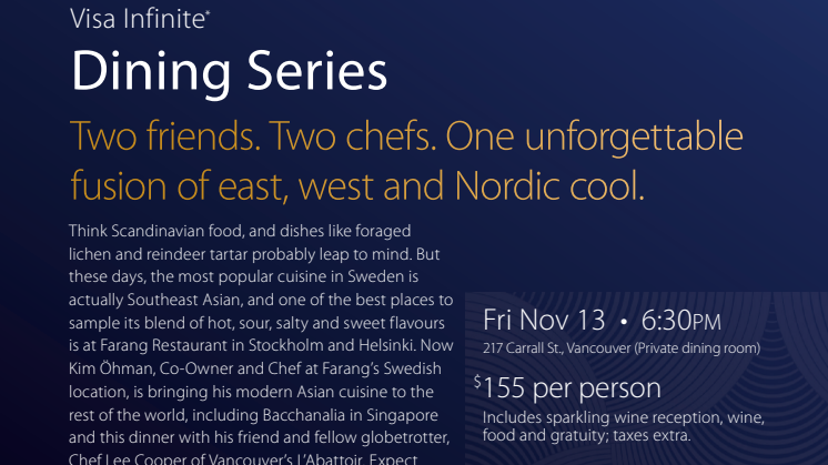 Farang gästar L´Abattoir i Vancouver