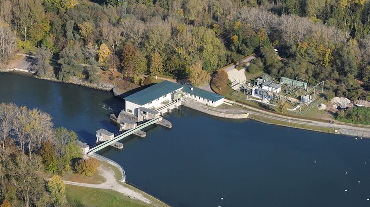 Am Kraftwerk Rain der Rhein-Main-Donau GmbH soll eine geplante Fischaufstiegsanlage für die Durchgängigkeit von Fischen sorgen.