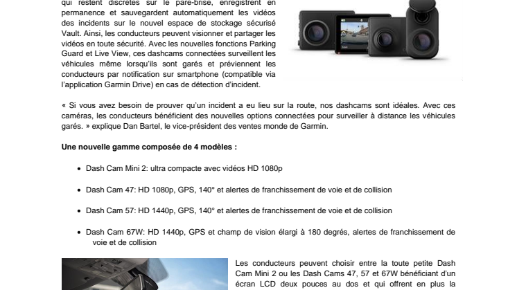 CP Garmin DashCam