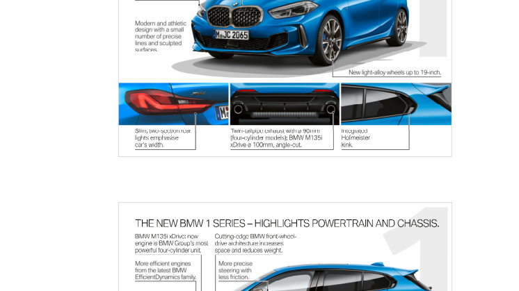 BMW 1-serie - Highlights