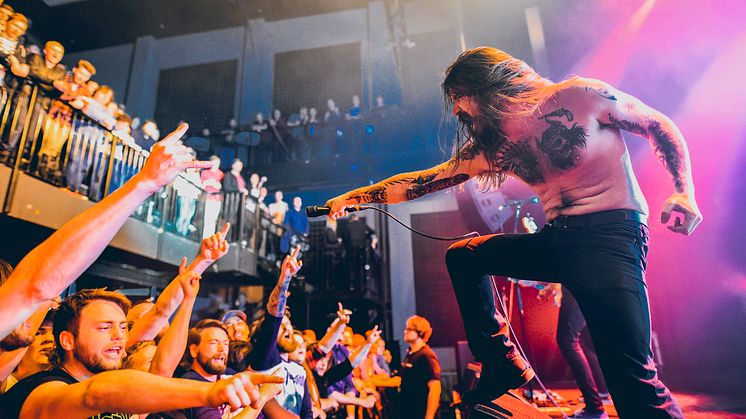 Kvelertak på Studentsamfunnet Driv i 2017. 