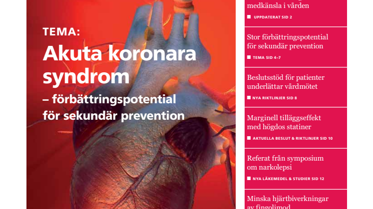Akuta koronara syndrom tema i nya numret av Evidens