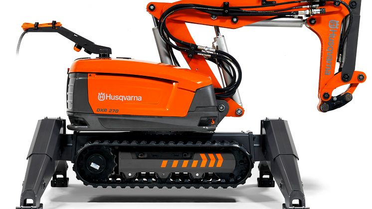 Bauma: Husqvarna DXR 270 – en kompakt rivningsrobot för många olika användningsområden