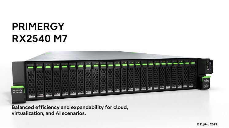 Fujitsu PRIMERGY RX2540M7 server