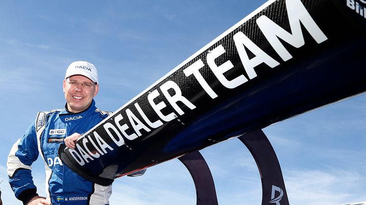 Andersson hoppas på drömfinal för Dacia i STCC