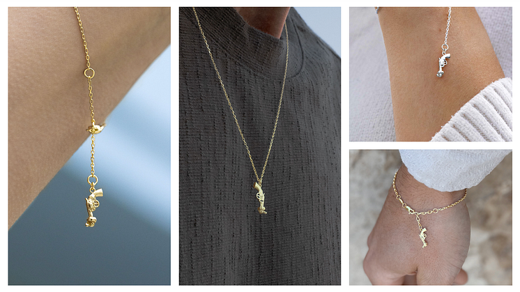 A minimalist jewelry collection symbolizing the timeless pursuit for peace, featuring the iconic Knotted Gun pendant.