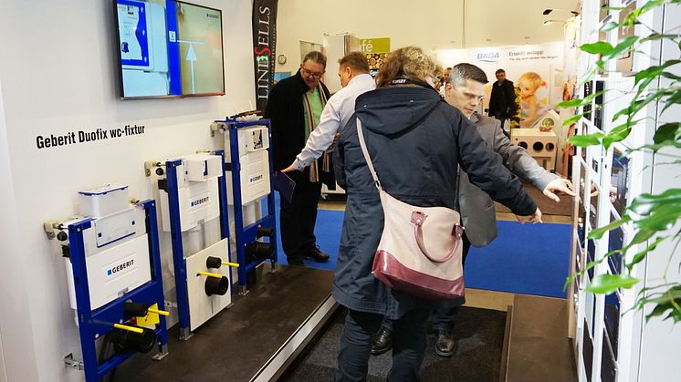 Geberit ställer ut på Stora Villamässan i Malmö den 5-8 mars.