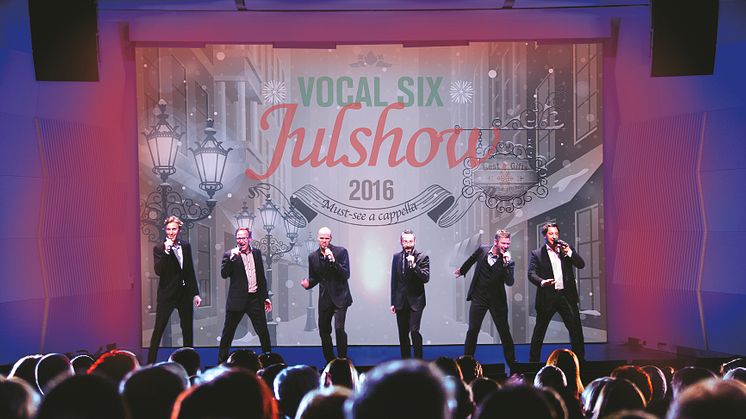 Vocal Six den 18 dec på Kulturkvarteret