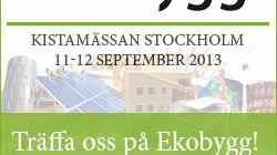 Ekobygg, Kistamässan
