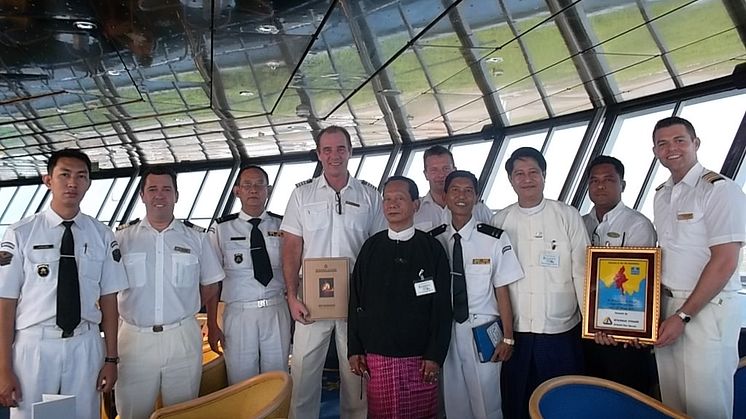 Fred. Olsen Cruise Lines’ Balmoral makes maiden call at Myanmar