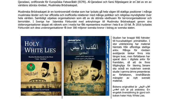 HOLY WHITE LIES  Boklansering