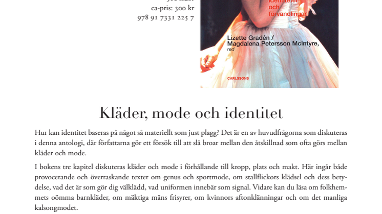 Kläder, mode och identitet
