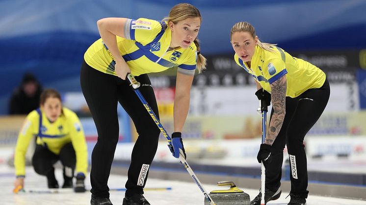 OS - träning nationalarena curling Bild WCF