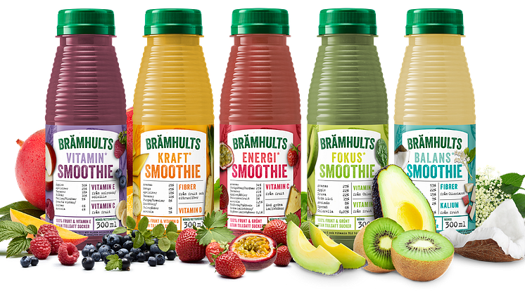 Smoothies från Brämhults: Vitamin, Kraft, Energi, Fokus, Balans 