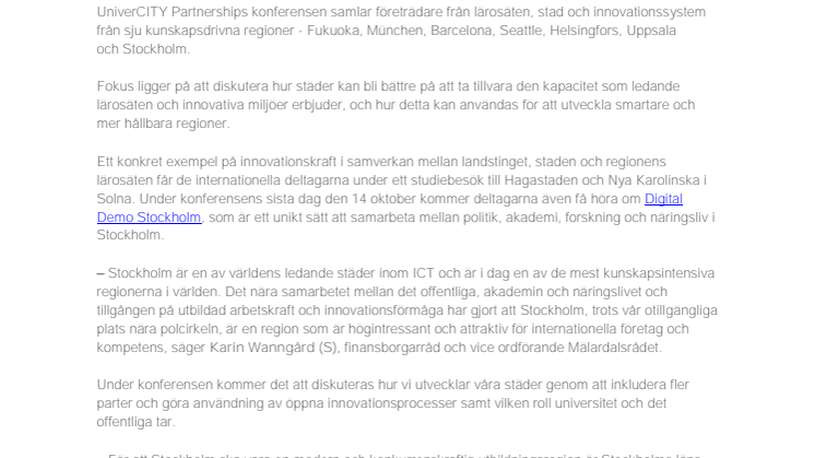 Stockholm värdstad när internationell akademi samlas för att diskutera samhällsutmaningar.