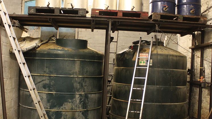 Illegal Fuel Laundering Plant