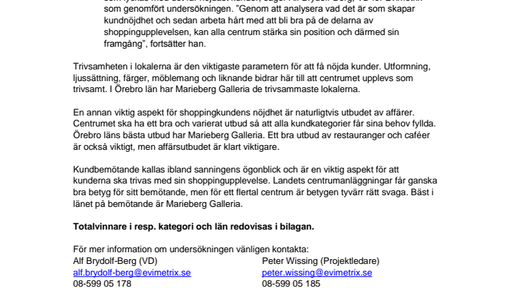 Vad tycker shoppingkunderna i Örebro lön