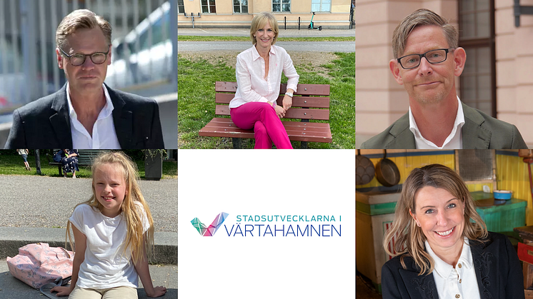 Från vänster i bild: Torleif Falk, Kristina Alvendal, Peter Skogh, Ingrid Forssell och Kajsa Medin Hansen. 